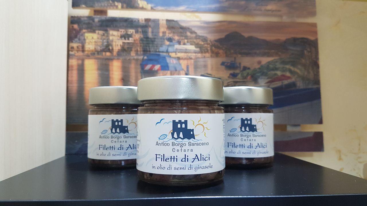 filetti di alici salate 200gr