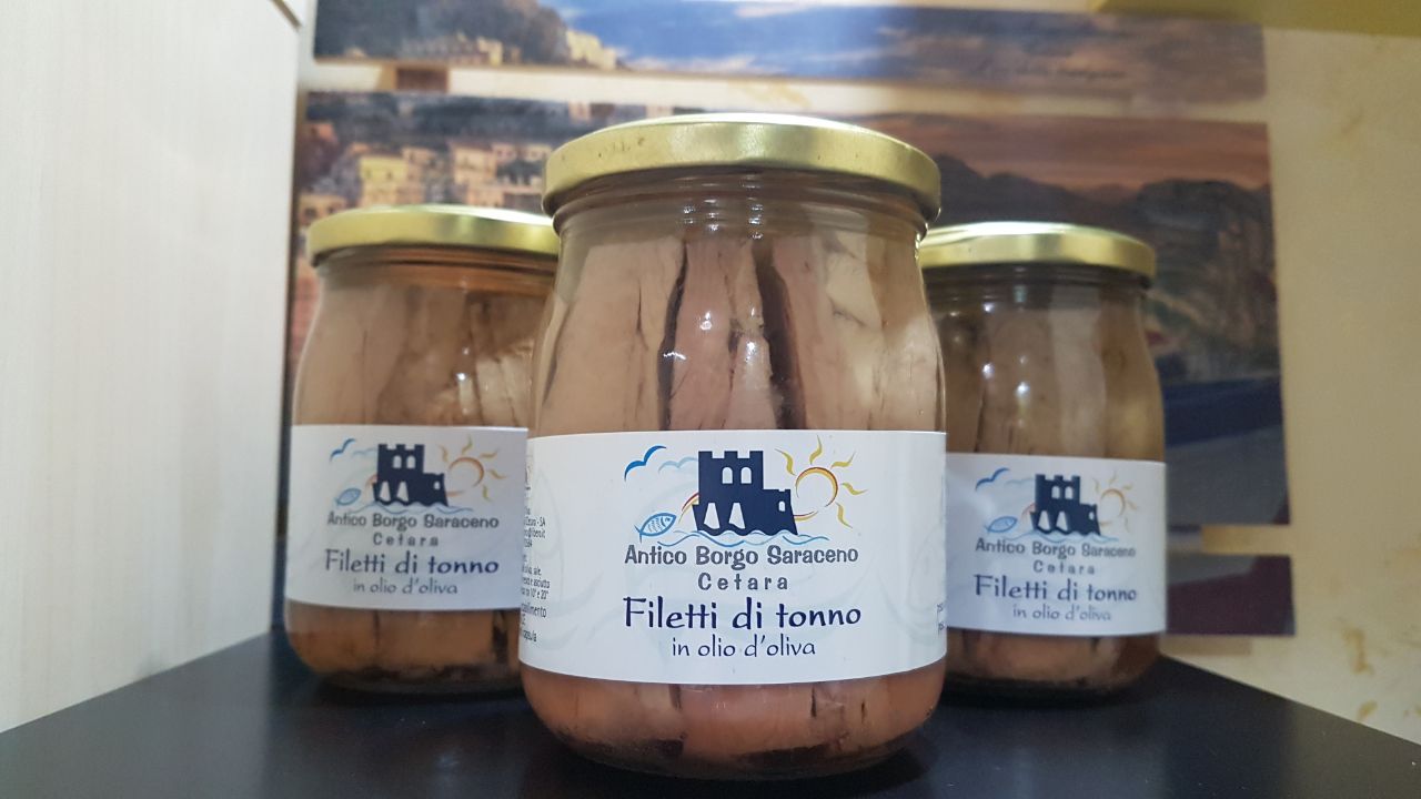 Filetti di tonno in olio di oliva 520 gr.